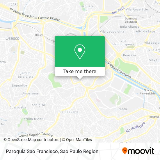 Paroquia Sao Francisco map
