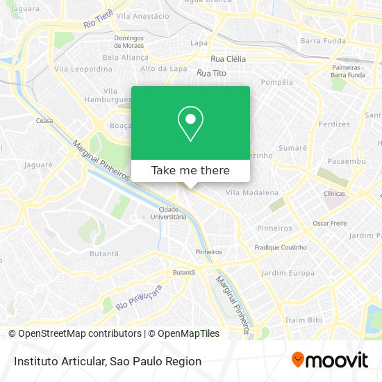 Instituto Articular map