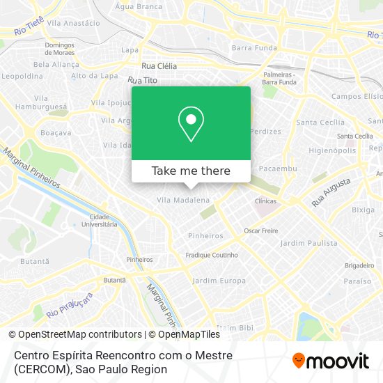 Centro Espírita Reencontro com o Mestre (CERCOM) map