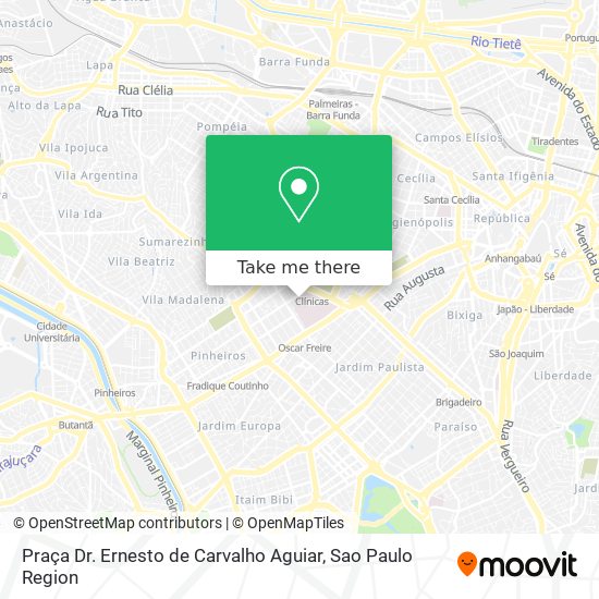 Praça Dr. Ernesto de Carvalho Aguiar map