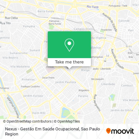 Nexus - Gestão Em Saúde Ocupacional map