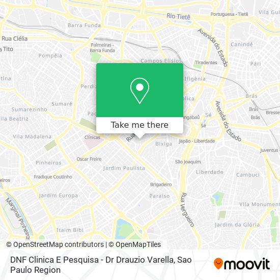DNF Clinica E Pesquisa - Dr Drauzio Varella map