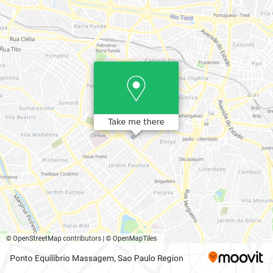 Ponto Equilibrio Massagem map