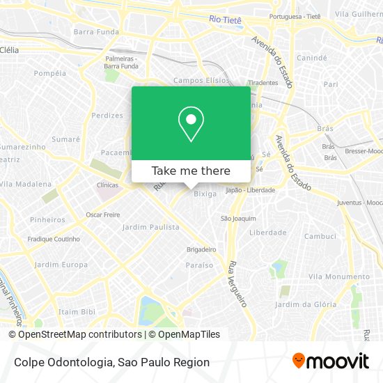 Colpe Odontologia map