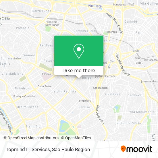 Mapa Topmind IT Services