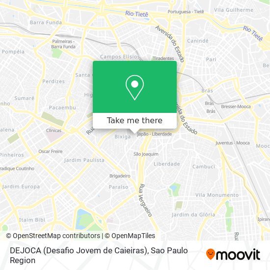 DEJOCA (Desafio Jovem de Caieiras) map