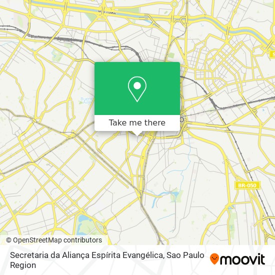 Secretaria da Aliança Espírita Evangélica map