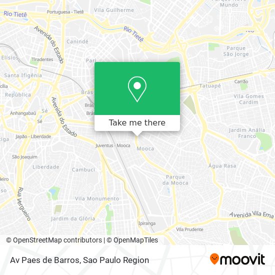 Av Paes de Barros map