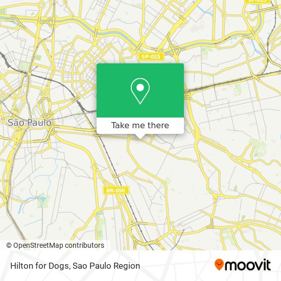 Hilton for Dogs map