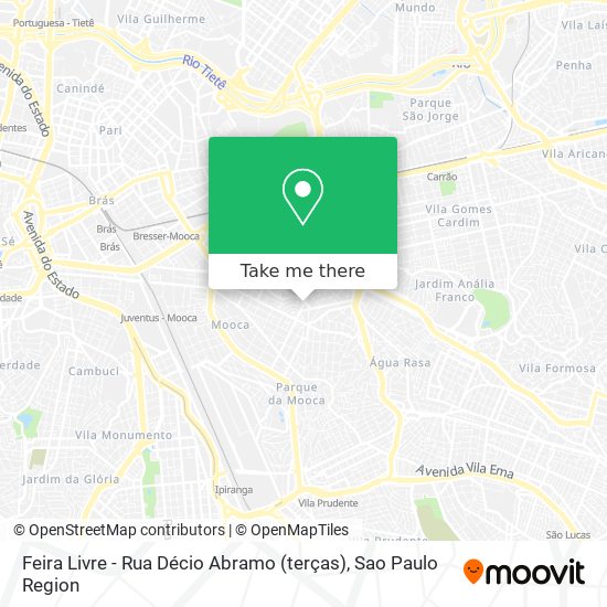 Feira Livre - Rua Décio Abramo (terças) map