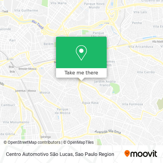 Mapa Centro Automotivo São Lucas