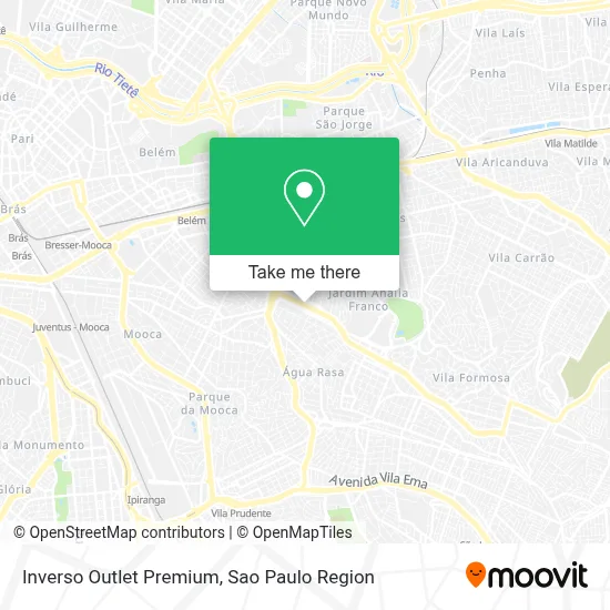 Inverso Outlet Premium map