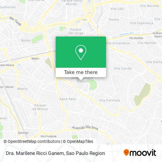Dra. Marilene Ricci Ganem map