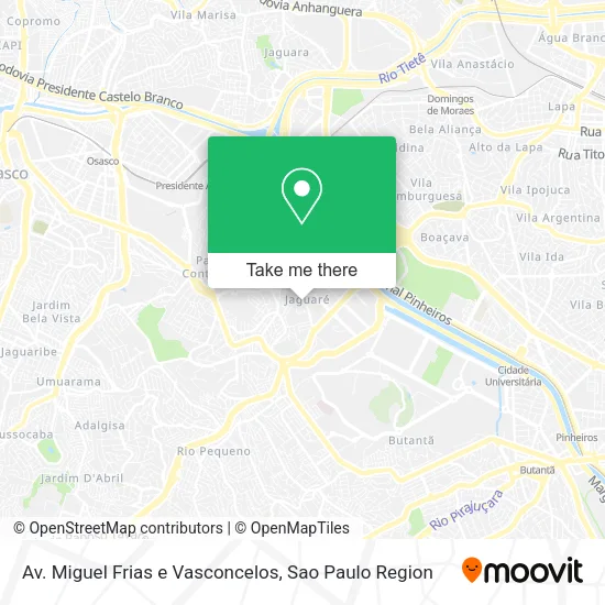 Av. Miguel Frias e Vasconcelos map
