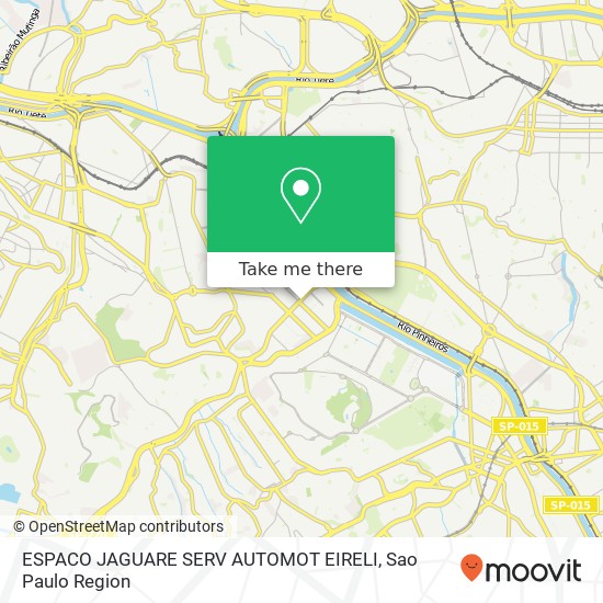 ESPACO JAGUARE SERV AUTOMOT EIRELI map