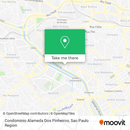 Mapa Condomínio Alameda Dos Pinheiros