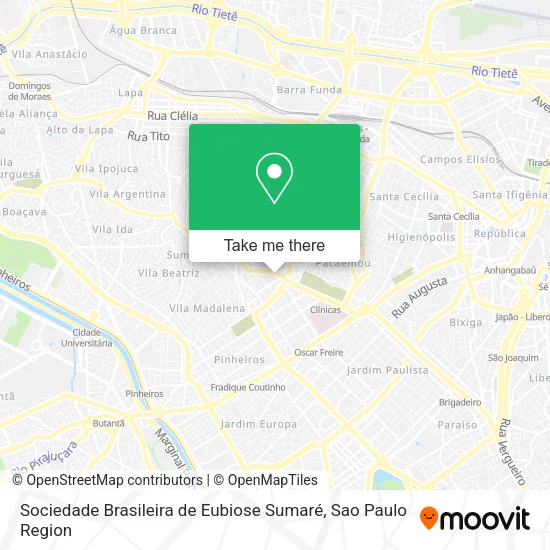 Sociedade Brasileira de Eubiose Sumaré map