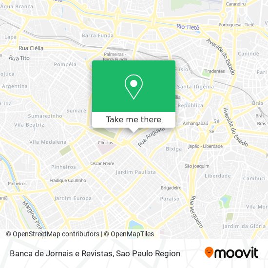 Banca de Jornais e Revistas map