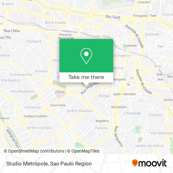 Studio Metrópole map