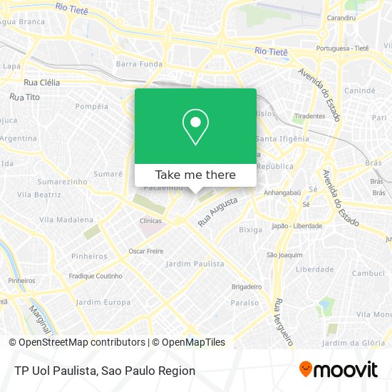 Mapa TP Uol Paulista