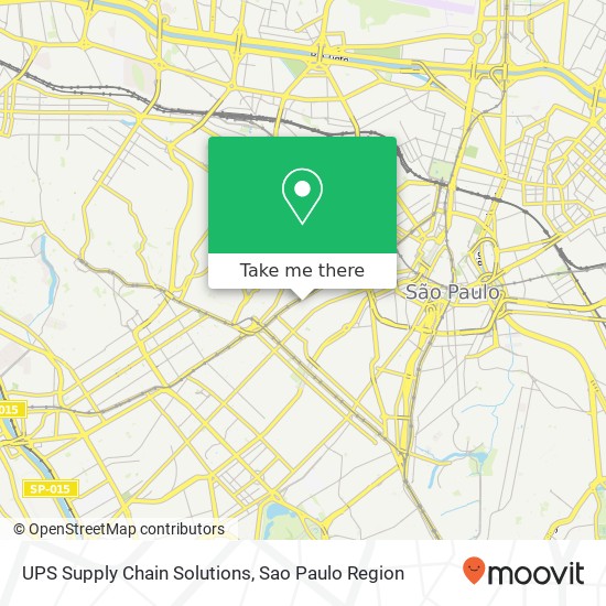 Mapa UPS Supply Chain Solutions