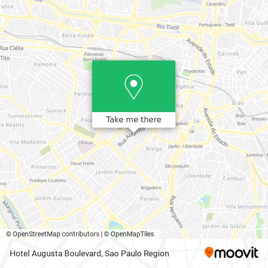 Hotel Augusta Boulevard map