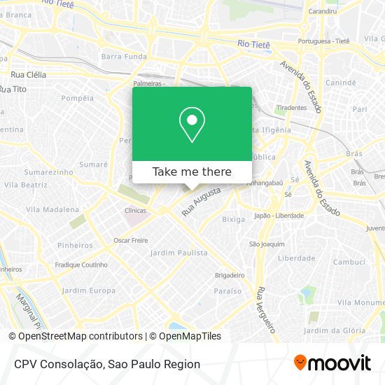 CPV Consolação map