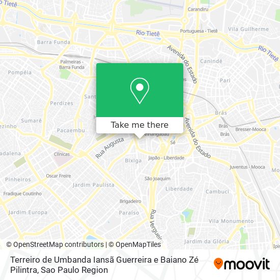 Terreiro de Umbanda Iansã Guerreira e Baiano Zé Pilintra map