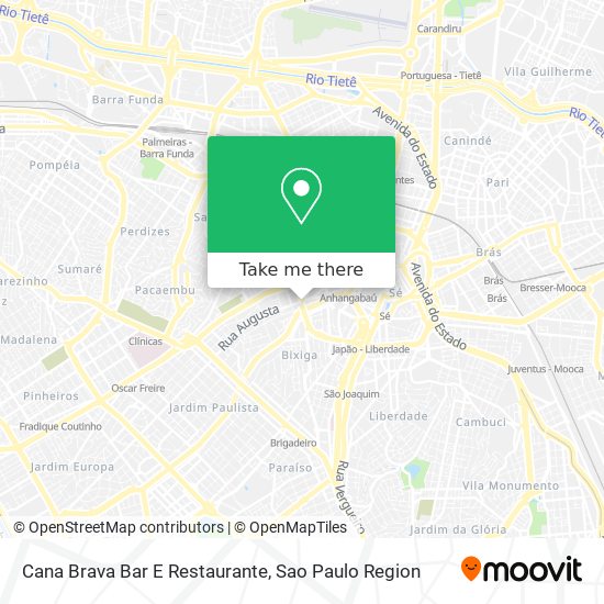 Cana Brava Bar E Restaurante map
