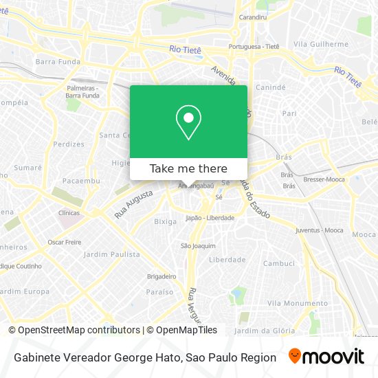 Gabinete Vereador George Hato map