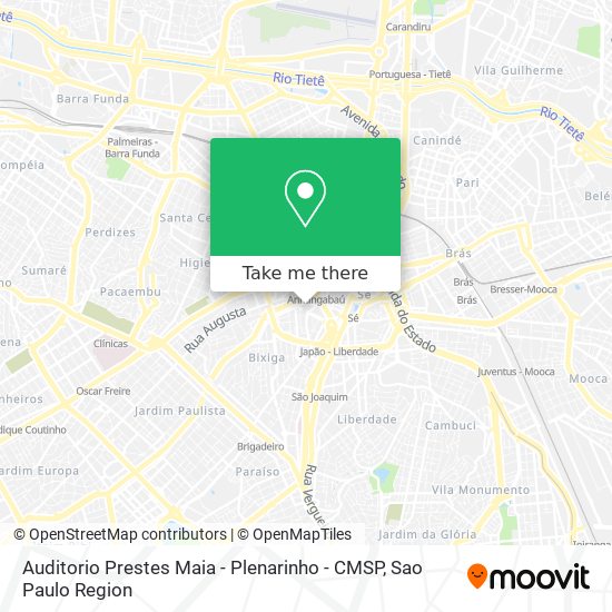 Auditorio Prestes Maia - Plenarinho - CMSP map