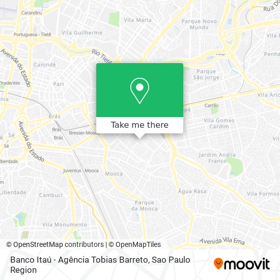 Banco Itaú - Agência Tobias Barreto map