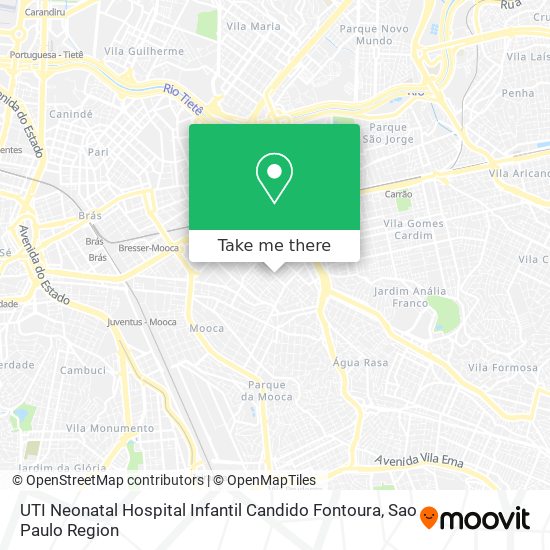 UTI Neonatal Hospital Infantil Candido Fontoura map