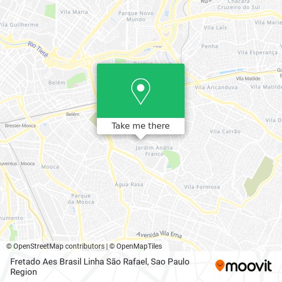 Fretado Aes Brasil Linha São Rafael map