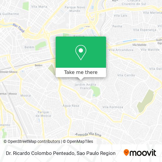 Dr. Ricardo Colombo Penteado map