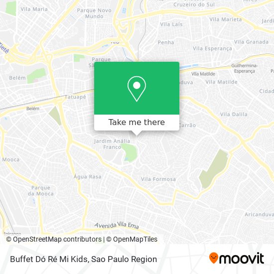 Buffet Dó Ré Mi Kids map