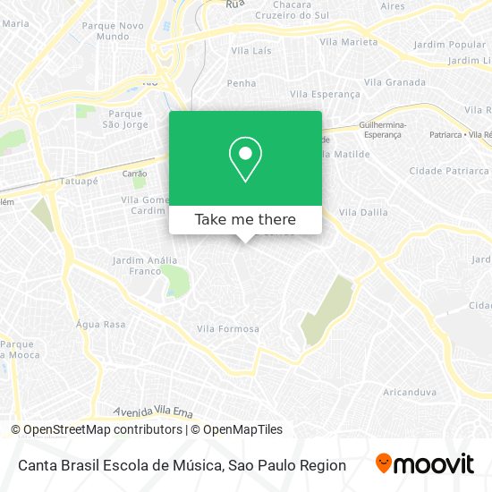 Canta Brasil Escola de Música map