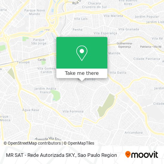 MR SAT - Rede Autorizada SKY. map