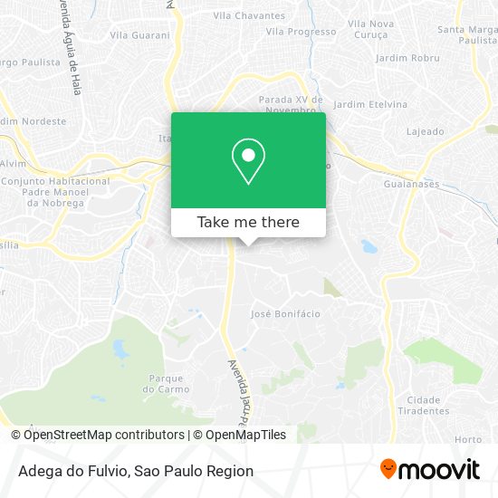 Adega do Fulvio map