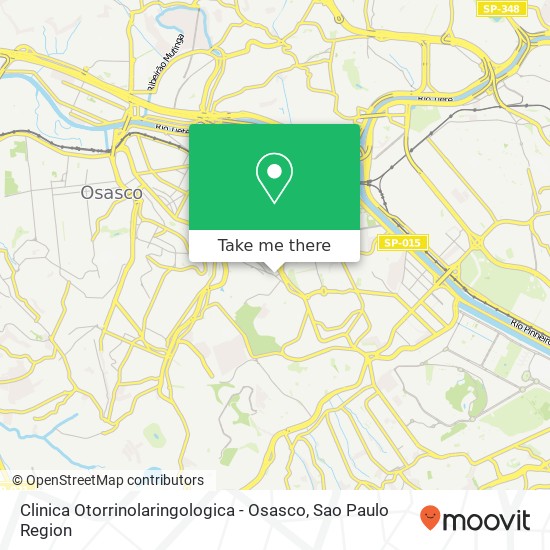 Clinica Otorrinolaringologica - Osasco map