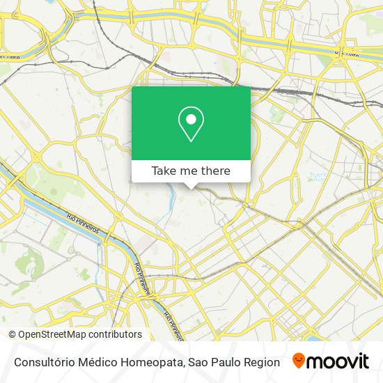 Consultório Médico Homeopata map