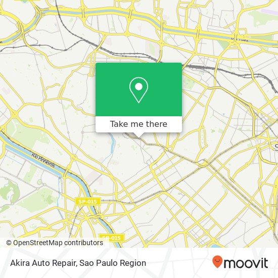 Mapa Akira Auto Repair