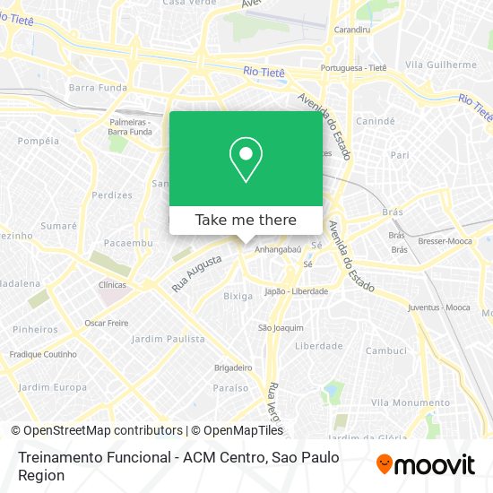 Treinamento Funcional - ACM Centro map