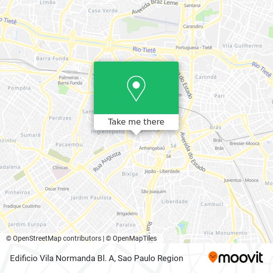 Edificio Vila Normanda Bl. A map