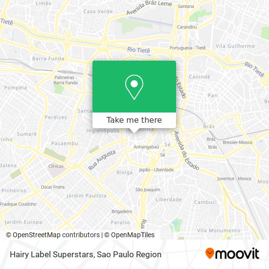 Hairy Label Superstars map