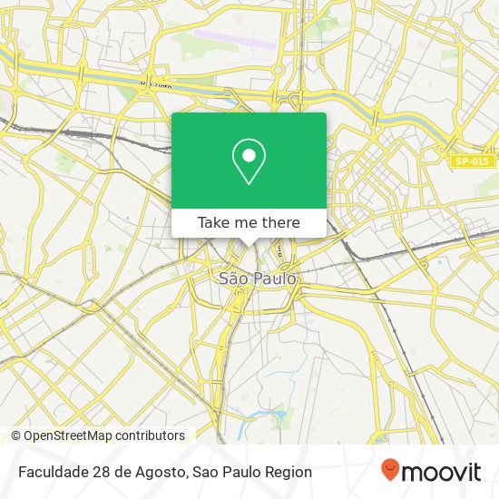 Mapa Faculdade 28 de Agosto