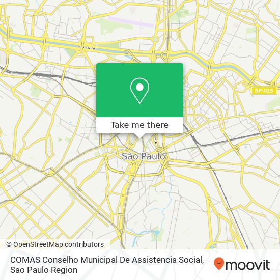 COMAS Conselho Municipal De Assistencia Social map