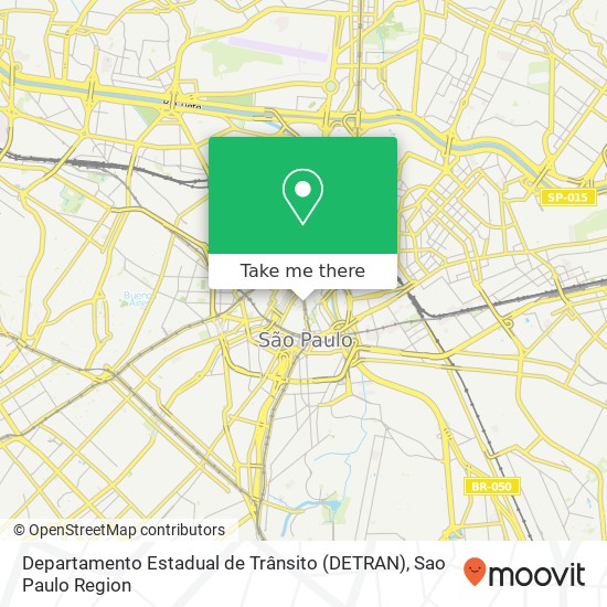Departamento Estadual de Trânsito (DETRAN) map