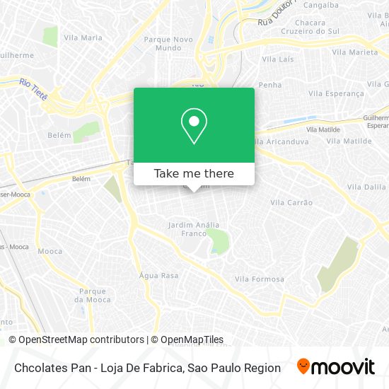 Chcolates Pan - Loja De Fabrica map
