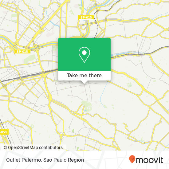 Outlet Palermo map